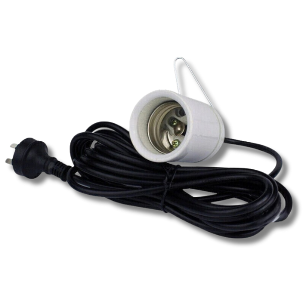 4m E40 Ceramic CFL Lamp Holder for Grow Tent Lighting-Off Grid Living Supplies