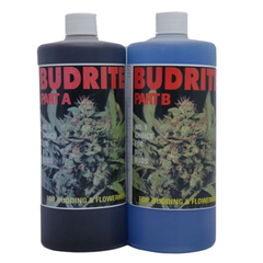4x 1L A&B Growth & Flowering Nutrient for Hydroponics - Budrite Growrite-Off Grid Living Supplies