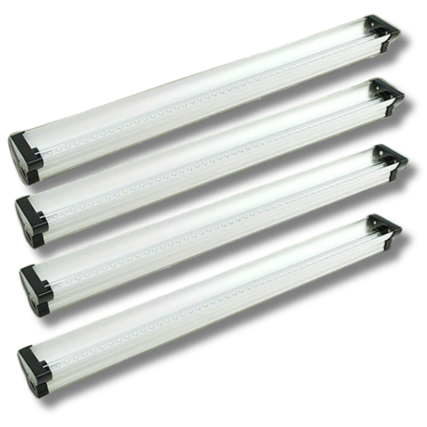 4x 24W LED Power Bar Grow Lights for Hydroponic Grow Tents-Off Grid Living Supplies