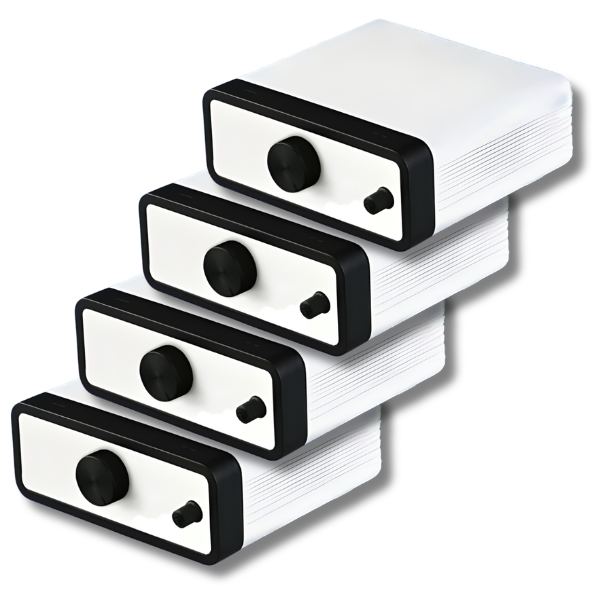 4x 2.8L/min Air Pumps with Air Stones for Oxygenation in Fish Tanks 4 Outlets-Off Grid Living Supplies