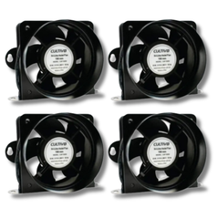 4x 6" 150mm Inline Axial Silent Fans for Ventilation-Off Grid Living Supplies