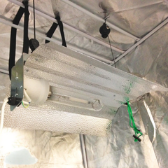 4x 600W HPS Ballasts and 4x MH / HPS Lamps with Grow Tent and 6" Filter Fan Control-Off Grid Living Supplies