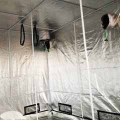 4x 600W HPS Ballasts and 4x MH / HPS Lamps with Grow Tent and 6" Filter Fan Control-Off Grid Living Supplies