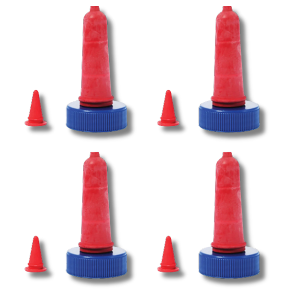 4x Calf Rearing Teats for 2L Calf Bottles & Poddy Feeders - Excal-Off Grid Living Supplies Australia