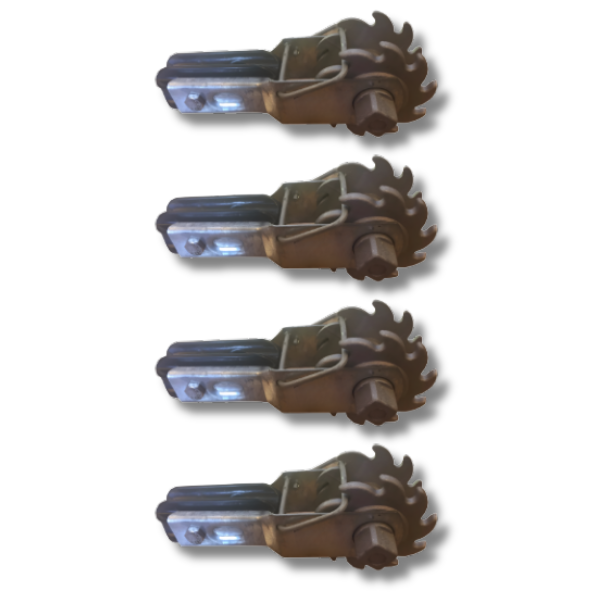 4x Permanent Insulated Ratchet Wire Strainers Bullnose Design for Electric Fence-Off Grid Living Supplies Australia