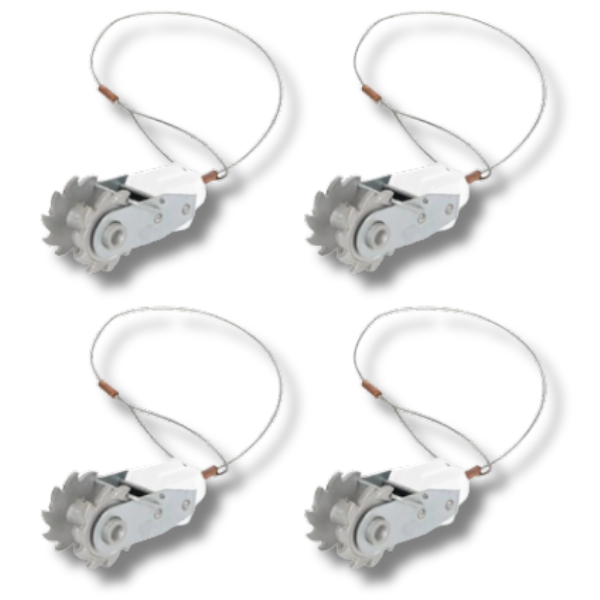 4x Ratchet Termination Kits for 200mm Fence Posts-Off Grid Living Supplies Australia