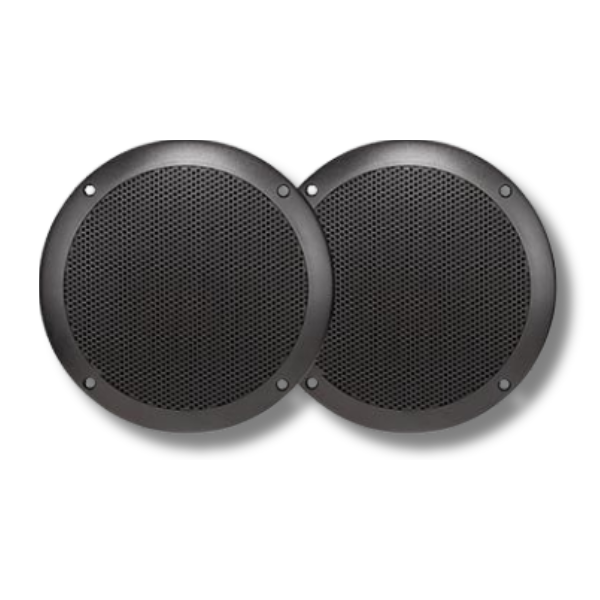 5 Inch Marine Speaker Black For Caravan & RVs-Off Grid Living Supplies Australia