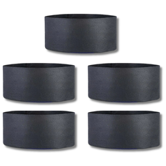 5 Pack 150 Gallon Wool Felt Grow Beds for Hydroponic Vegetable Patches-Off Grid Living Supplies