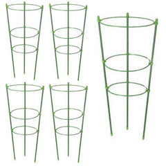 5 Pack Adjustable Steel Tomato Plant Cages 45cm / 60cm / 90cm / 120cm / 150cm-Off Grid Living Supplies