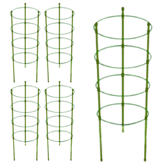 5 Pack Adjustable Steel Tomato Plant Cages 45cm / 60cm / 90cm / 120cm / 150cm-Off Grid Living Supplies