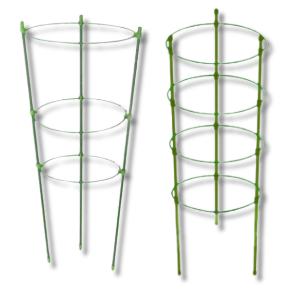 5 Pack Adjustable Steel Tomato Plant Cages 45cm / 60cm / 90cm / 120cm / 150cm-Off Grid Living Supplies