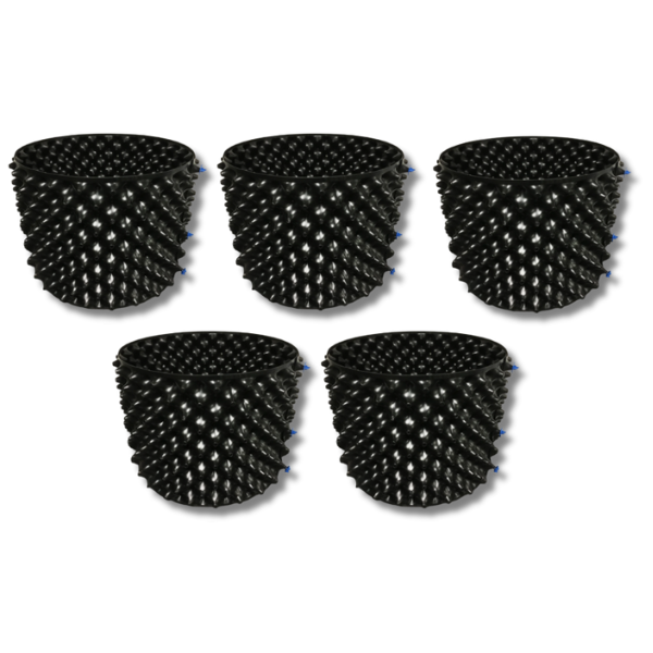 5 Pack Air Grow Pots 40L 40x35cm with Solid Auto Feeding Base Root Training-Off Grid Living Supplies