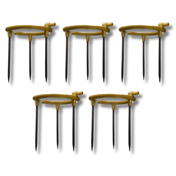 5 Pack Hydroponics Hydo Halo Water Ring 9 Inch Shower Irrigation 13mm Input-Off Grid Living Supplies