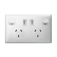 50 x Double USB Wall Power Supply Outlet Sockets AU Plug-Off Grid Living Supplies Australia
