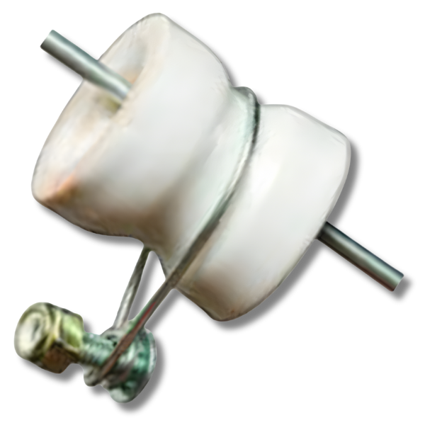 500x Steel Y-Post Porcelain Insulators for Electric Fence Tape, Cord & Wire-Off Grid Living Supplies Australia