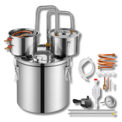 50L Wine Distiller with Thumper Keg & Water Pump - Stainless Steel-Off Grid Living Supplies Australia