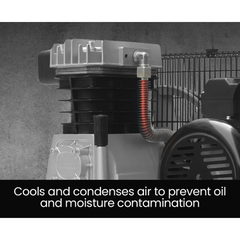 50L 2.2kW 116PSI Commercial Electric Air Compressor with Brushless Motor & Certified Tank