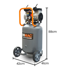 50L 2HP Silent Oil-Free Vertical Portable Electric Air Compressor