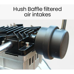 50L 2HP Silent Oil-Free Vertical Portable Electric Air Compressor