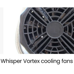 50L 2HP Silent Oil-Free Vertical Portable Electric Air Compressor