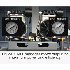 50L 3HP Silent Oil-Free Portable Electric Air Compressor with Twin Nitto Outlets