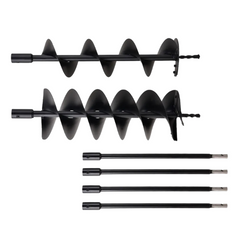 52cc 2-Stroke Petrol Post Hole Digger with 3 Auger Bits & 600mm Extension Shaft-Off Grid Living Supplies Australia