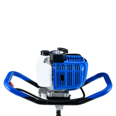 52cc 2-Stroke Petrol Post Hole Digger with 3 Auger Bits & 600mm Extension Shaft-Off Grid Living Supplies Australia