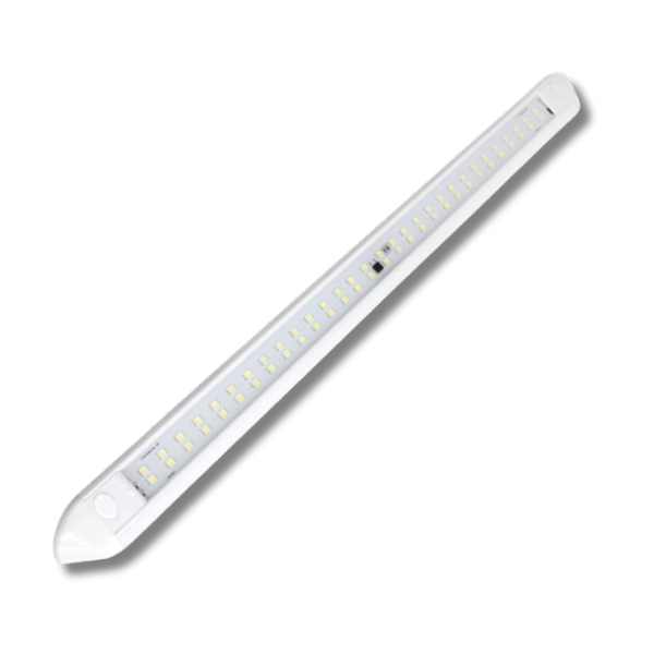 550mm 22 Inch LED Awning Light White Shell For Caravan & RVs-Off Grid Living Supplies Australia