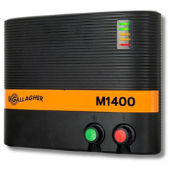 55km M1400 Mains Powered Electric Fence Energiser for Farm & Wire Fencing - Gallagher-Off Grid Living Supplies Australia