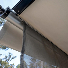 5.50M Sunblocker Long Side Wall Grey For Caravan & RVs-Off Grid Living Supplies Australia