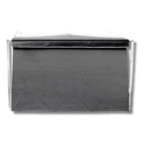 5.50M Sunblocker Long Side Wall Grey For Caravan & RVs-Off Grid Living Supplies Australia
