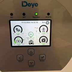 5kW Deye Hybrid Inverter with 12kWh Lithium LiFePO4 Battery & 12 x 550W 6.6kW Solar Panels-Off Grid Living Supplies Australia