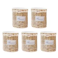 5pcs Self-Watering Flower Pot Two Sizes Home Garden Pot TA05/09 Willow-Off Grid Living Supplies