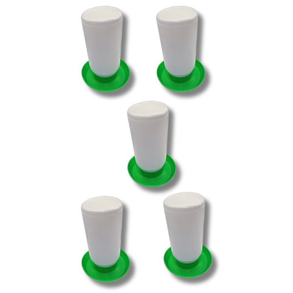 5x 1.0L Poultry & Chick Waterers for Birds, Ducks & Quail-Off Grid Living Supplies Australia