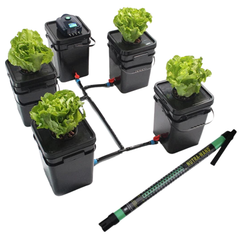 5x 20L DWC Deep Water Culture Growing System Fast Growth Kit-Off Grid Living Supplies