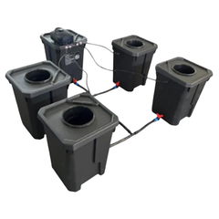 5x 20L Pot Dripper DWC Recirculating System with Watering and Irrigation-Off Grid Living Supplies