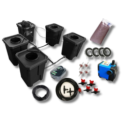 5x 20L Pot Dripper DWC Recirculating System with Watering and Irrigation-Off Grid Living Supplies
