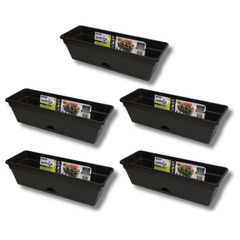 5x 495mm Classic Pots for Vertical Garden Herbs & Vegetables - Garden Up-Off Grid Living Supplies Australia