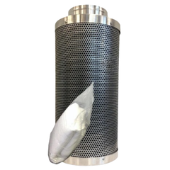 6" 150mm Axial Fan with Ducting, Carbon Filter & Noise Reducing Clamp-Off Grid Living Supplies