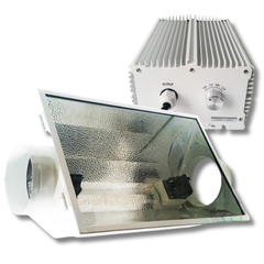 6" AC/DE Air-Cooled Hood with 1000W Digital Ballast Grow Light Kit-Off Grid Living Supplies