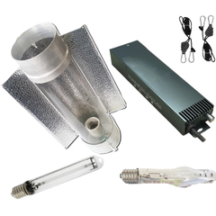 6" Cool Tube Reflector with 600W HPS / MH Lamp and Ballast plus Hanger-Off Grid Living Supplies