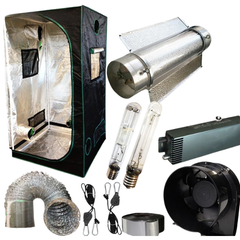 6" Cool Tube Reflector with 600W MH / HPS Lamp, Ballast, Fan and Ducting-Off Grid Living Supplies