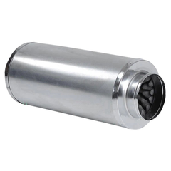 6" Inline Muffler Noise Reducer 500mm Silencer for Duct Fan Blower Grow Tent-Off Grid Living Supplies