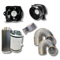 6" Inline Ventilation Fan with Carbon Filter & Ducting Kit for Grow Tents-Off Grid Living Supplies