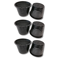 6 Pack 5.75" Mesh Net Pots for Hydroponic Plant Growth-Off Grid Living Supplies