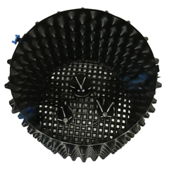 6 Pack Air Grow Rocket Pots 30x30cm with Solid Auto Feeding Base-Off Grid Living Supplies