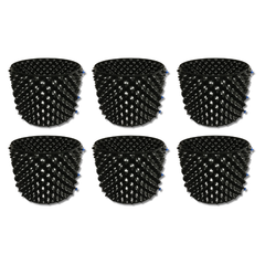 6 Pack Air Grow Rocket Pots 30x30cm with Solid Auto Feeding Base-Off Grid Living Supplies