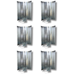 6 Pack Aluminium Wing Shade Reflectors for HPS / MH / CFL Grow Lights - Harvemax-Off Grid Living Supplies