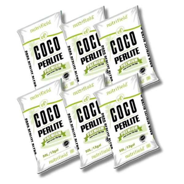 6 Pack Coco Coir Perlite Blend Grow Medium - Nutrifield-Off Grid Living Supplies