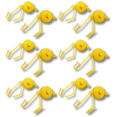 6 Pairs Double Hook Plant Yoyo Hangers Long String Lead for Plant Growth-Off Grid Living Supplies